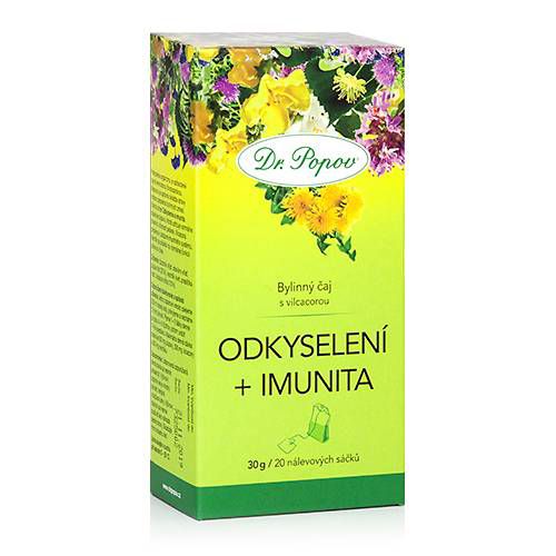 Odkyselení + imunita, porcovaný čaj, 30 g Dr. Popov