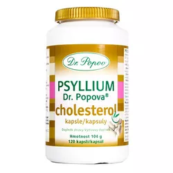 Psyllium Dr. Popova CHOLESTEROL kapsle, 120 ks