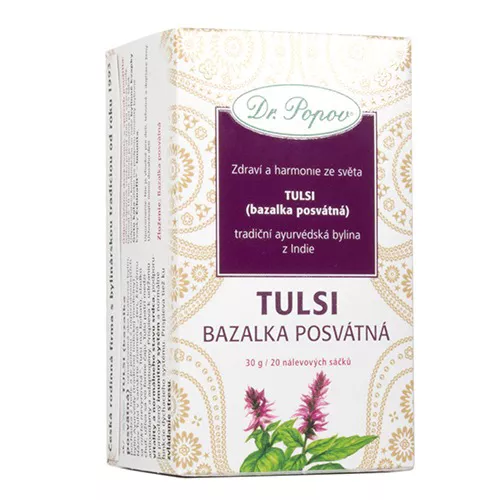 Tulsi , bylinný čaj, 30 g Dr. Popov