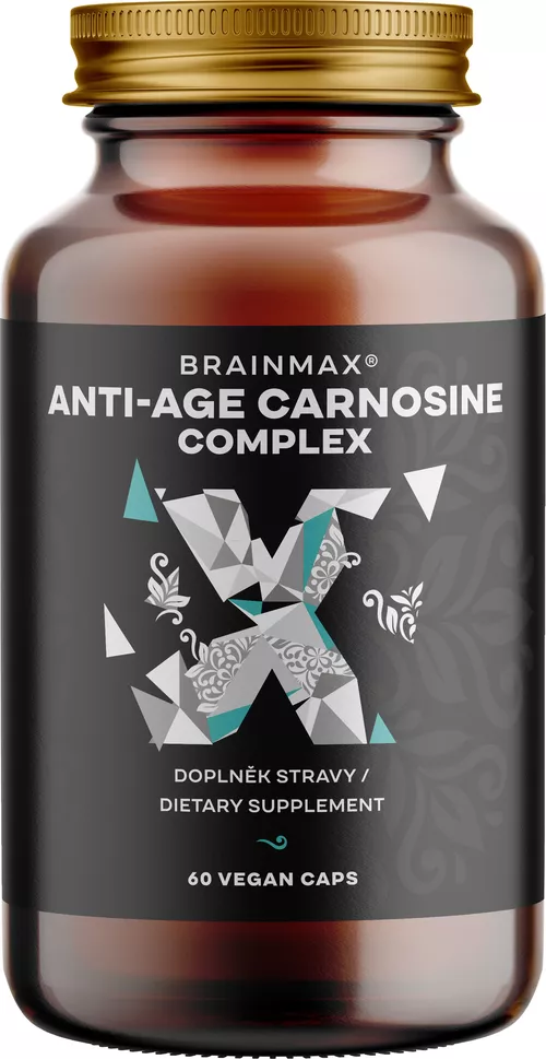 BrainMax Anti-Age Carnosine complex, karnosin komplex, 60 kapslí